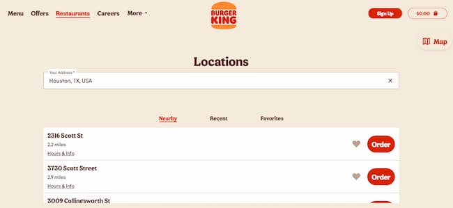 burger king lunch hours near me