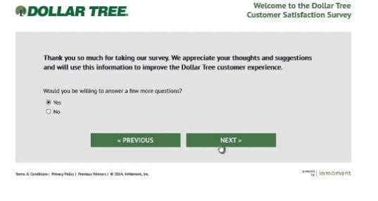 dollartreefeedback com survey