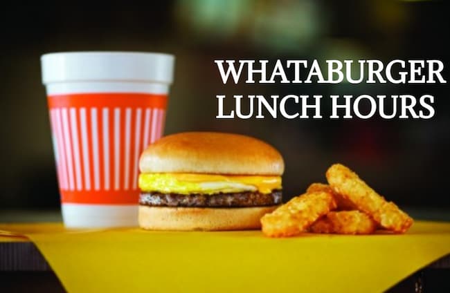 whataburger lunch hours