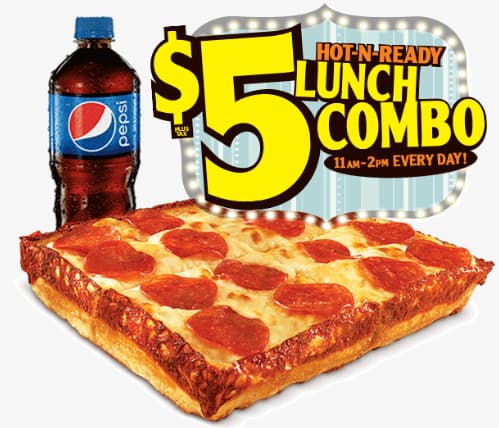 little caesars lunch special calories