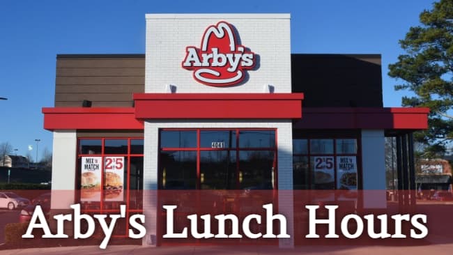Arbys Lunch Hours