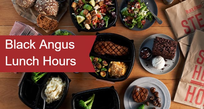 black angus lunch hours