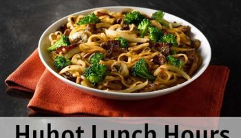 huhot lunch hours