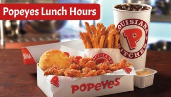 popeyes lunch hours