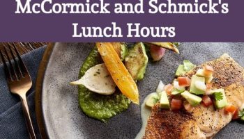 McCormick and Schmick's Lunch Hours