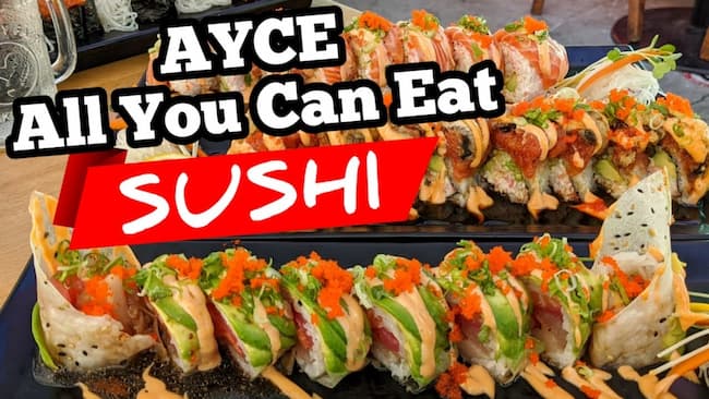 all you can eat sushi