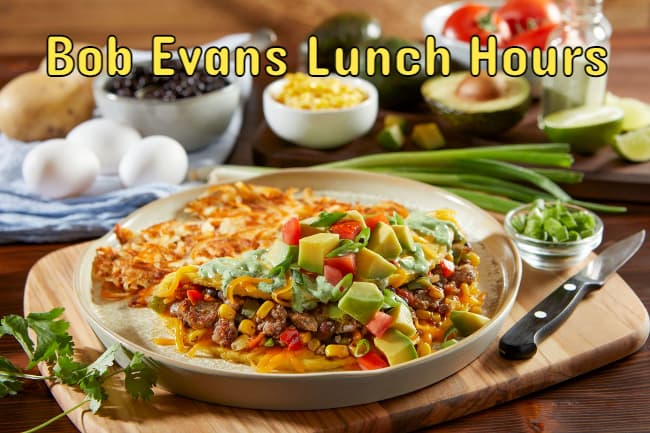 bob evans lunch hours