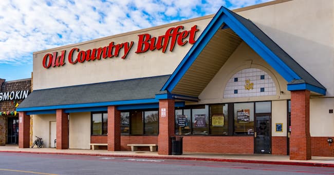 old country buffet lunch hours
