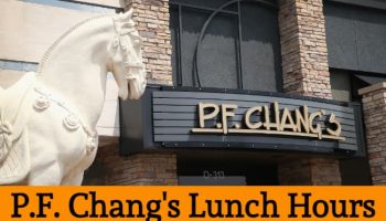 pf chang's lunch hours
