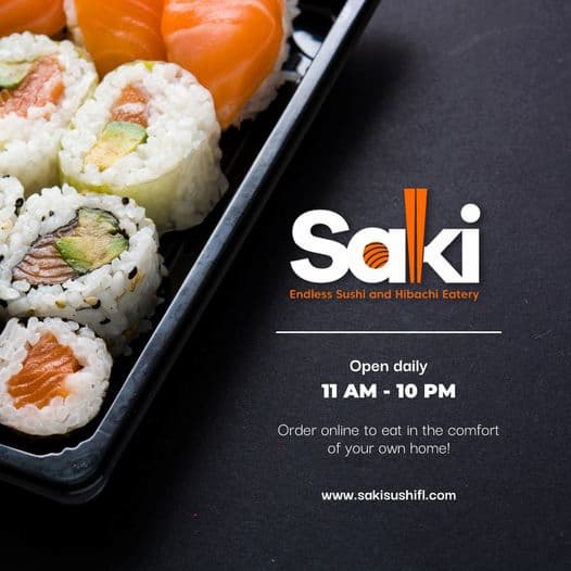  saki lunch price