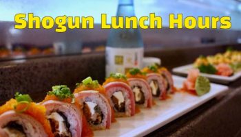 shogun lunch hours