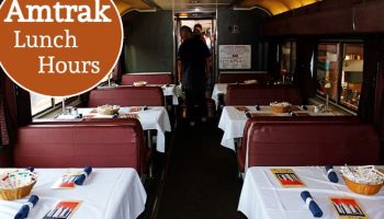 amtrak lunch hours