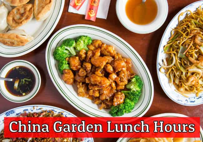 china garden lunch hours