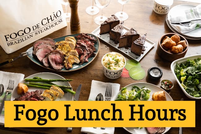fogo lunch hours