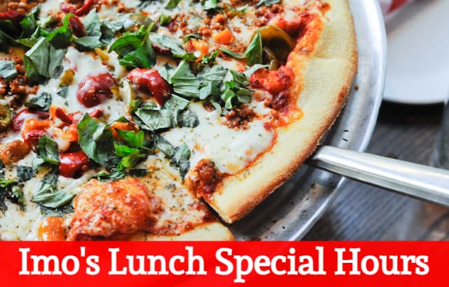 imo's lunch special hours