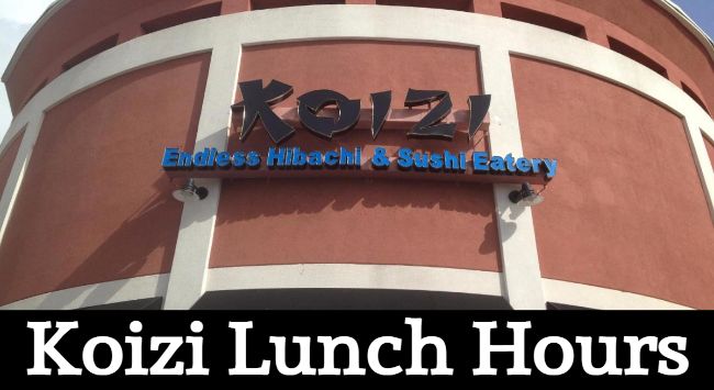 koizi lunch hours