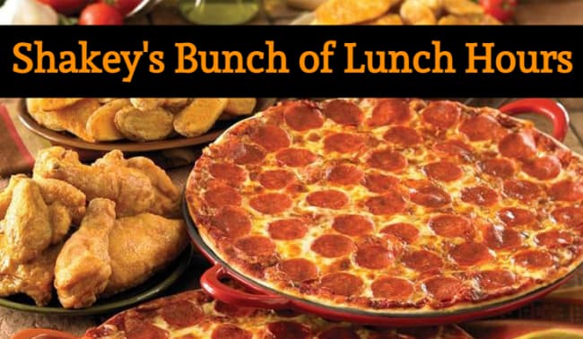 shakey's bunch of lunch hours
