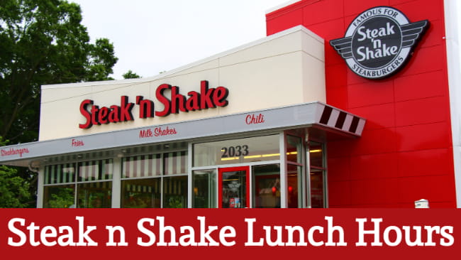 steak n shake lunch hours