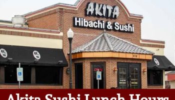 akita sushi lunch hours