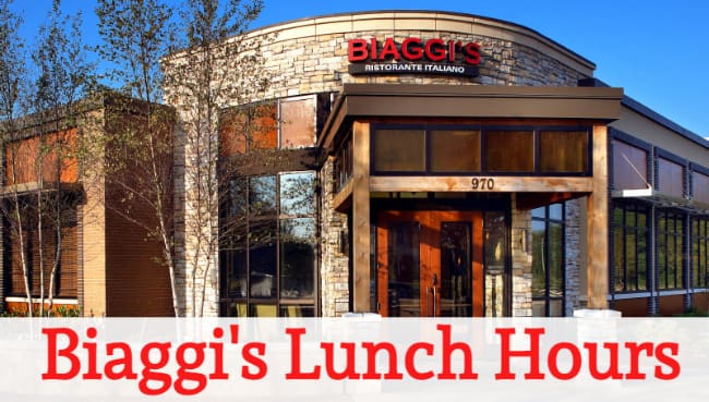 biaggi's lunch hours