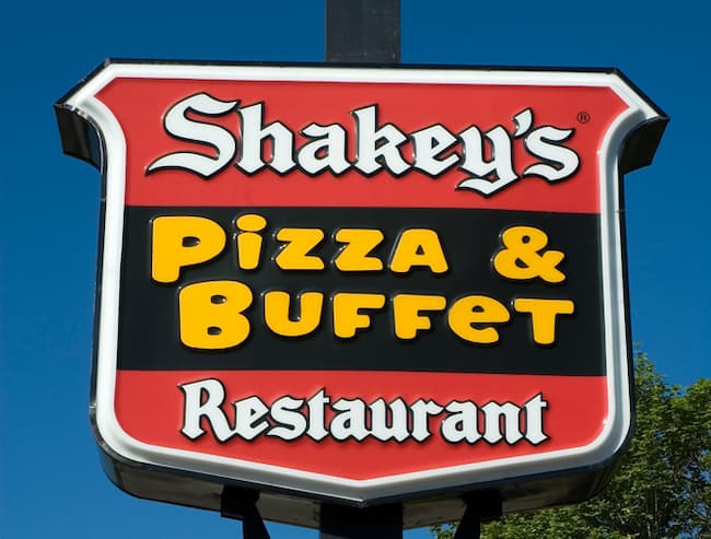 shakey's lunch buffet menu