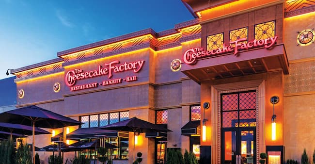 cheese cake factory lunch hours of operation