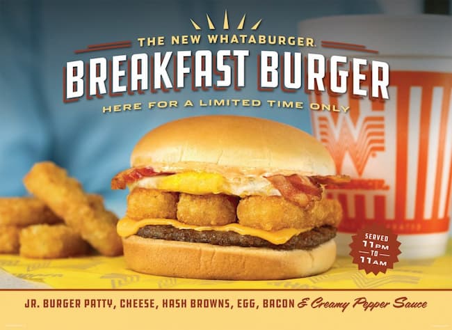  what are whataburger breakfast hours for week