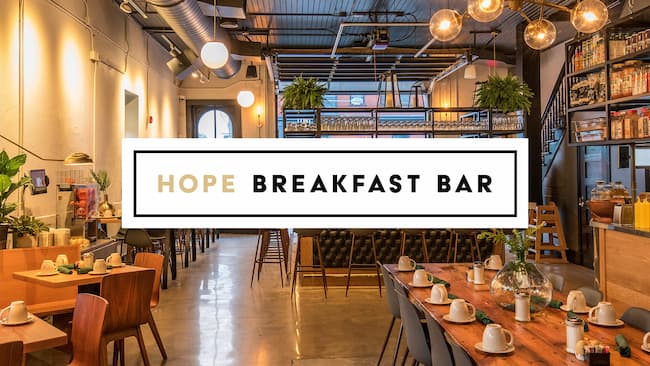 hope breakfast bar