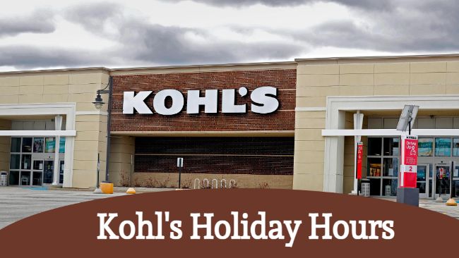 kohl's holiday hours