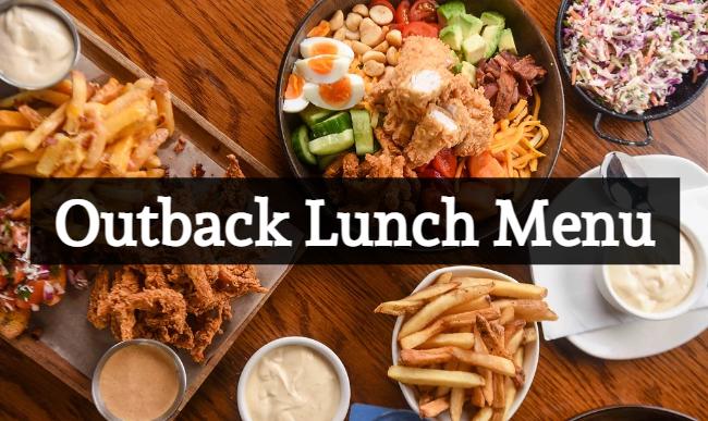outback lunch menu