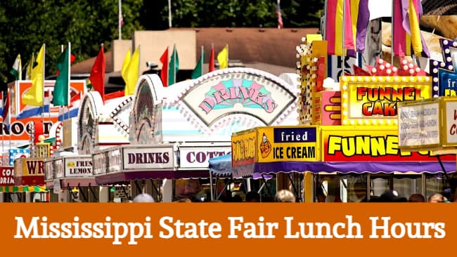 ms state fair lunch hours