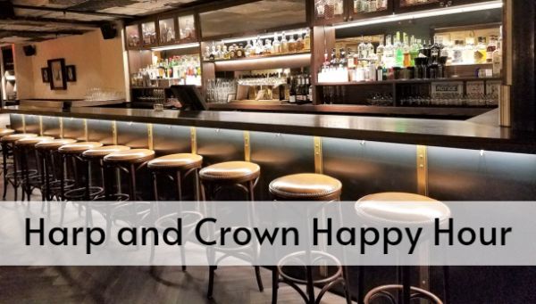 harp and crown happy hour